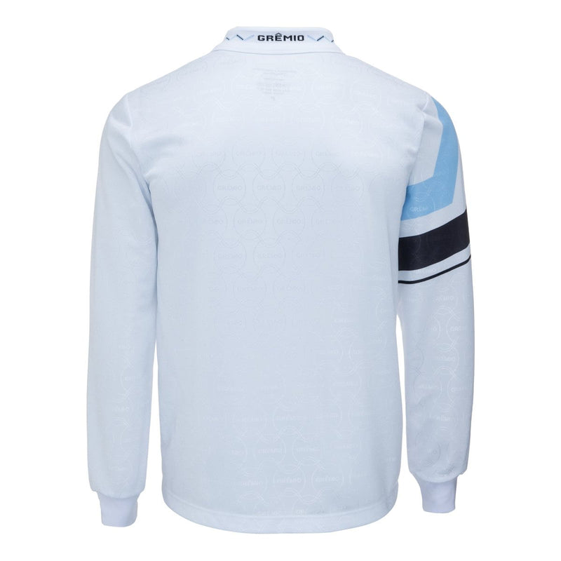 Camisa Masculina Manga Longa Retrô 1995 Branca