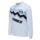 Camisa Masculina Manga Longa Retrô 1995 Branca