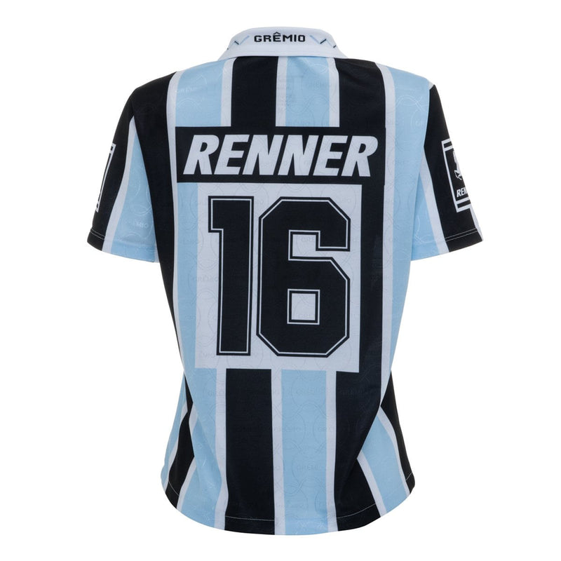Camiseta Grêmio Retro Tricolor Feminina 1995