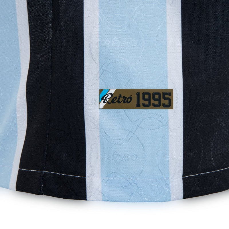 Camiseta Grêmio Retro Tricolor Feminina 1995
