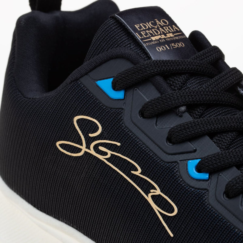 Tênis Preto Unissex Inpulse Edição Lendária Geromel