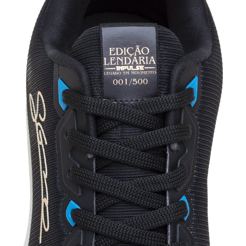 Tênis Preto Unissex Inpulse Edição Lendária Geromel