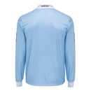 Camisa Masculina Manga Longa Retrô 1995 Celeste