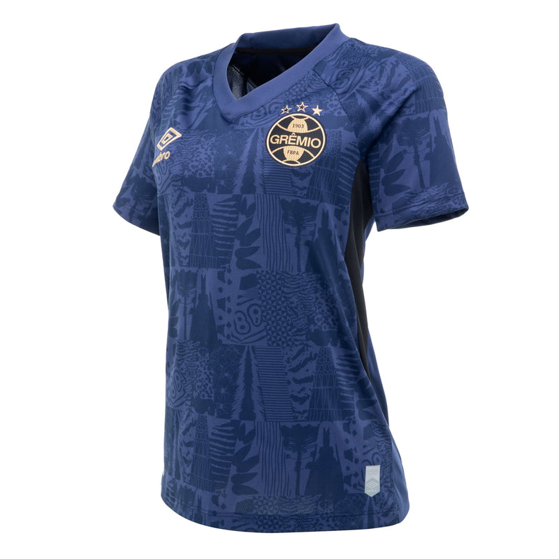 Camisa Grêmio III Marinho Feminina Umbro 25/26 S/Nº
