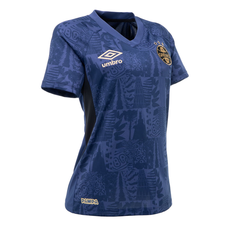 Camisa Grêmio III Marinho Feminina Umbro 25/26 S/Nº