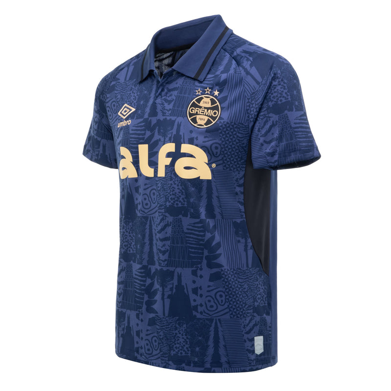 Camisa Grêmio III Marinho Masc. Classic Umbro 25/26 S/Nº