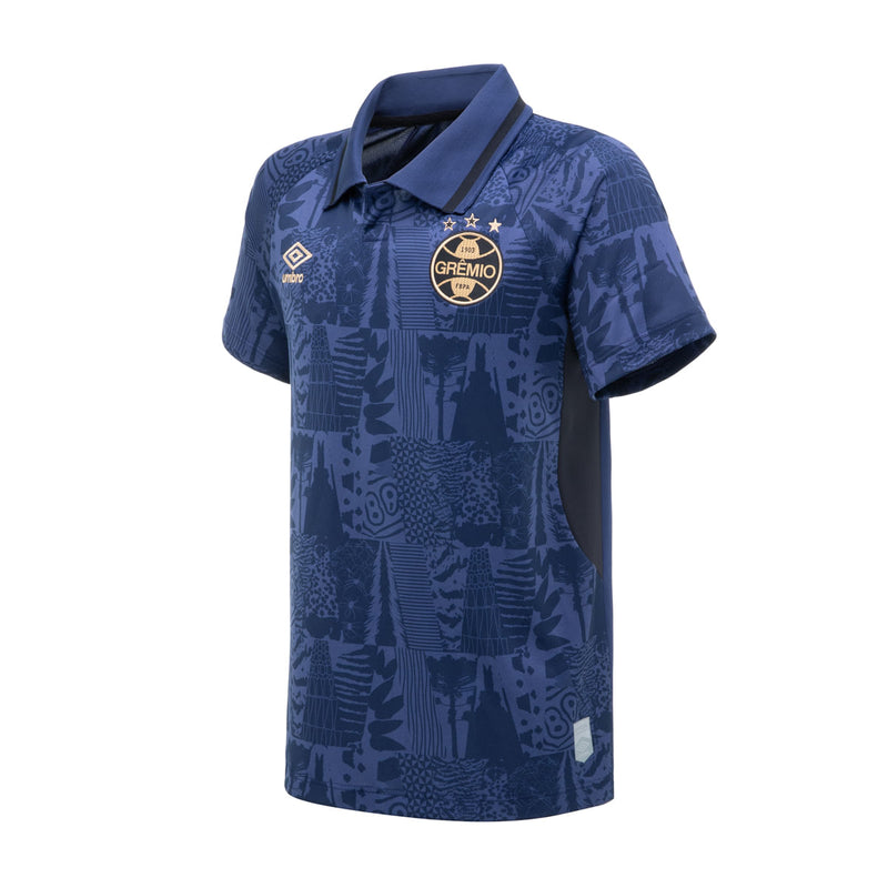 Camisa Grêmio III Marinho Juvenil Umbro 25/26 S/Nº