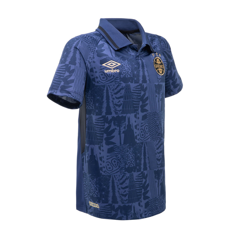 Camisa Grêmio III Marinho Juvenil Umbro 25/26 S/Nº