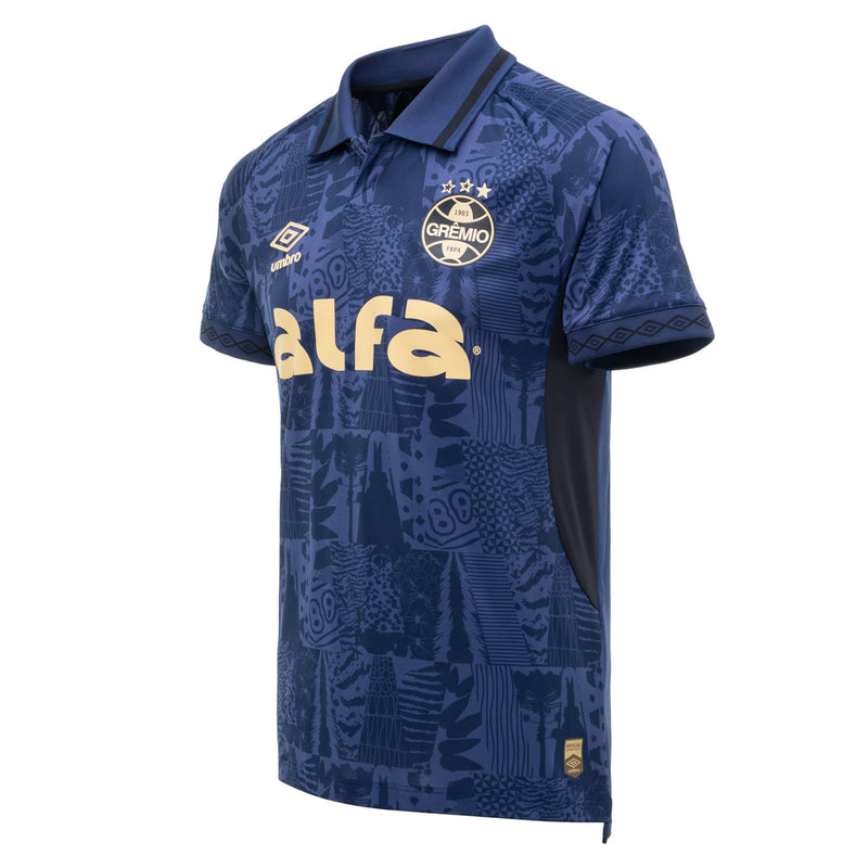 Camisa Grêmio III Marinho Masc. Atleta Umbro 25/26 S/Nº