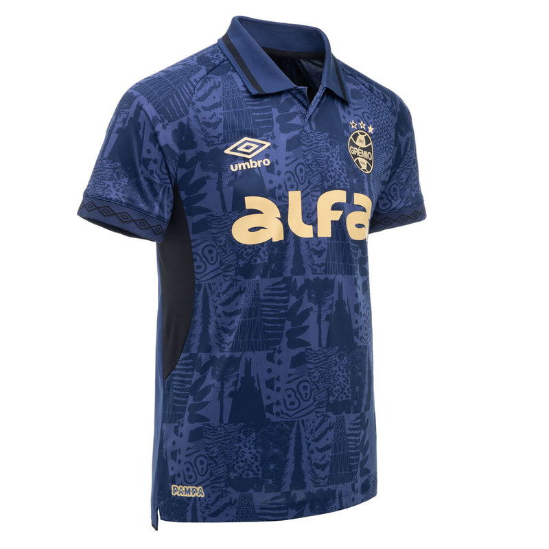 Camisa Grêmio III Marinho Masc. Atleta Umbro 25/26 S/Nº
