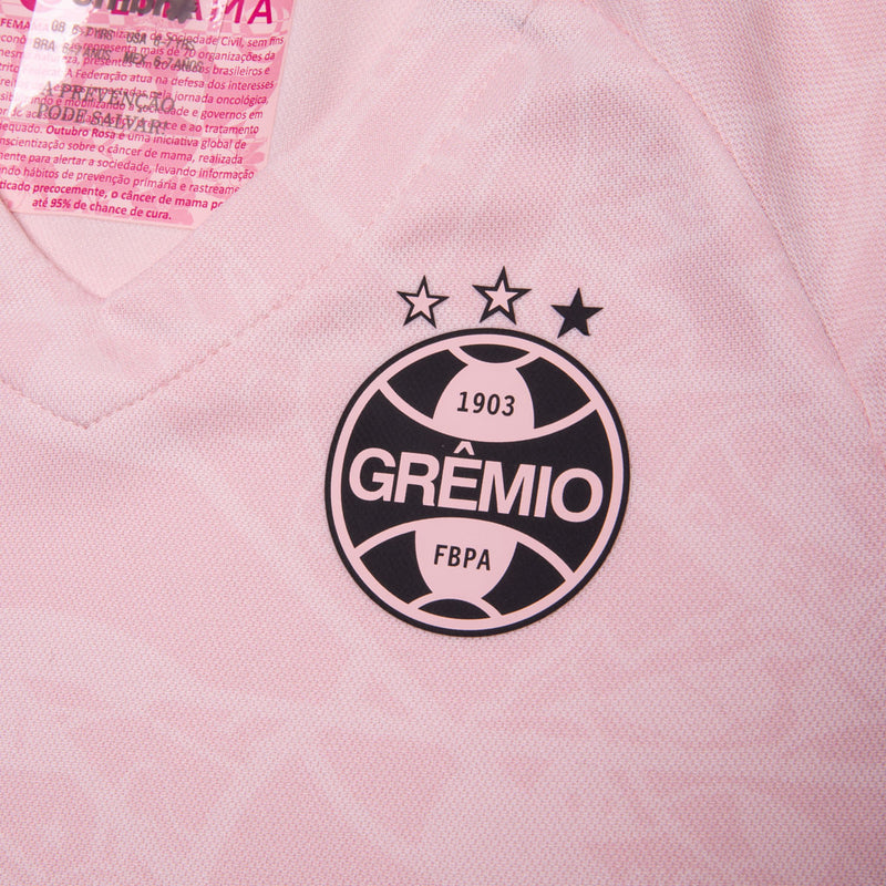 Camisa Infantil Grêmio Umbro Outubro Rosa 25/26